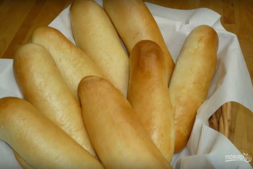 Рецепт булочек для хот-дога