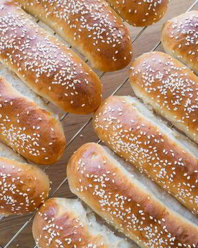 Домашние булочки для хот-догов