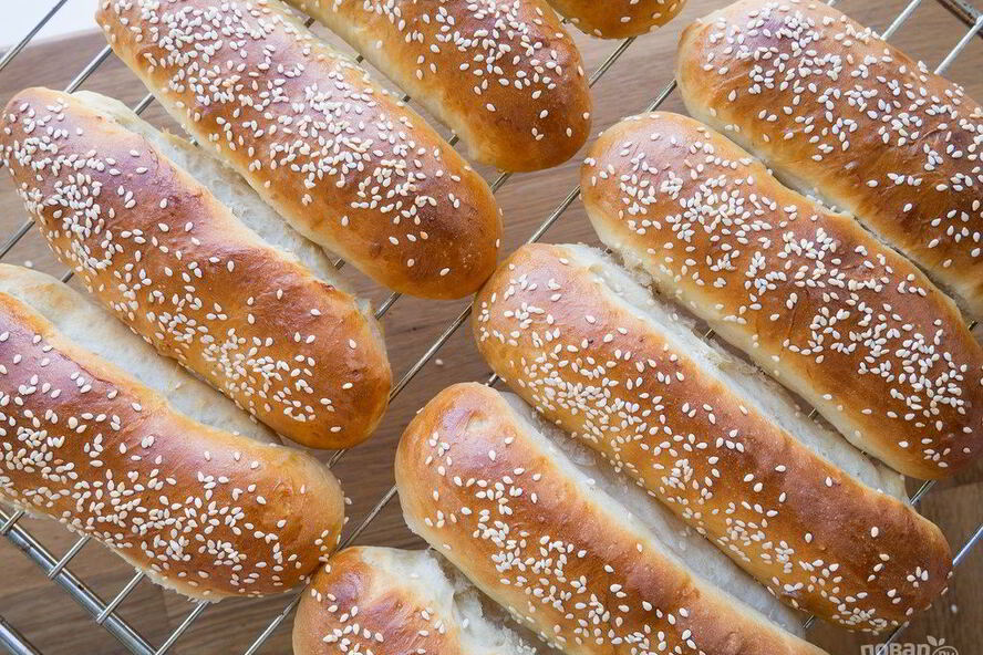 Рецепт домашних булочек для хот-догов