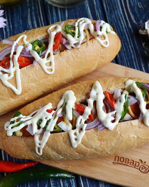 Хот-дог Морковка