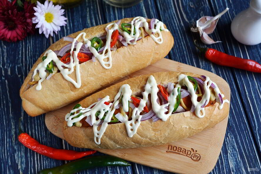 Рецепт хот-дога морковка