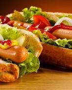 Хот-дог с горчицей