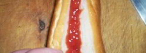 хот-дог с капустой. Шаг 4