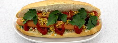 хот-дог с квашеной капустой. Шаг 8