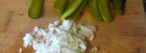 хот-дог с селедкой. Шаг 3