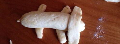 хот-дог такса. Шаг 9