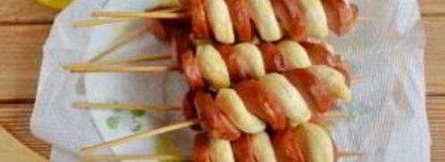 хот-дог торнадо. Шаг 10