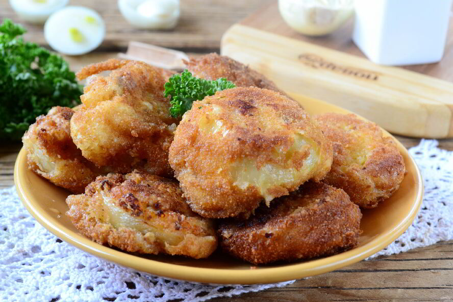 Рецепт хот-дога в луковых колечках