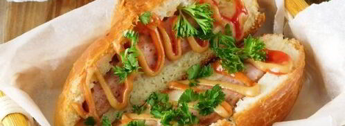 новогодний хот-дог с фаршем. Шаг 23