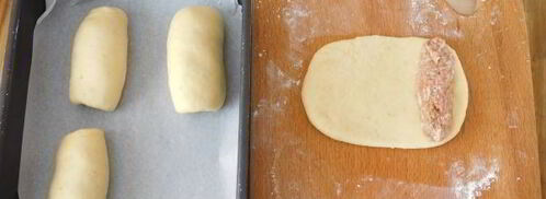 новогодний хот-дог с фаршем. Шаг 17