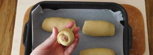 новогодний хот-дог с фаршем. Шаг 20