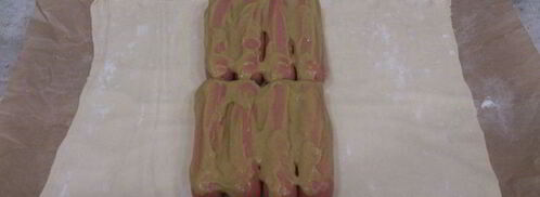 плетеный хот-дог. Шаг 5