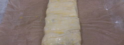 плетеный хот-дог. Шаг 11