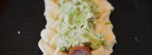 плетеные хот-доги с гуакамоле. Шаг 6