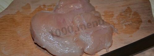 колбаса домашняя куриная с сыром. Шаг 3