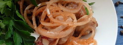 маринованный лук с аджикой и пряностями. Шаг 7