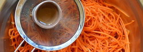 корейская морковь с луком. Шаг 9