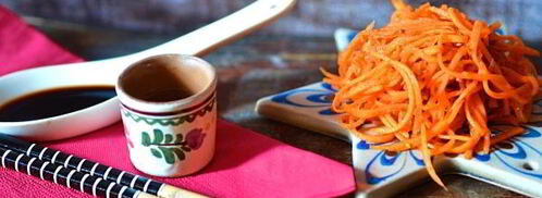 корейская морковь с луком. Шаг 10