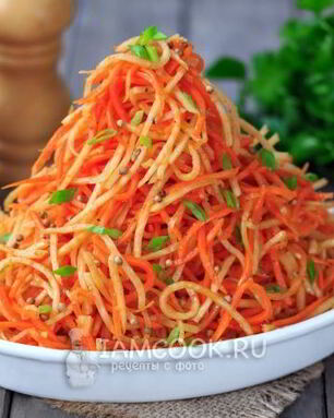 Морковь по-корейски с сельдереем