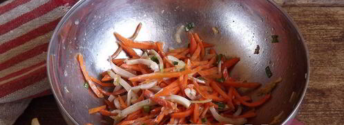 морковь с кальмаром по-корейски. Шаг 6