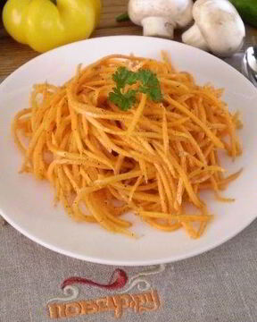 Морковка по-корейски острая