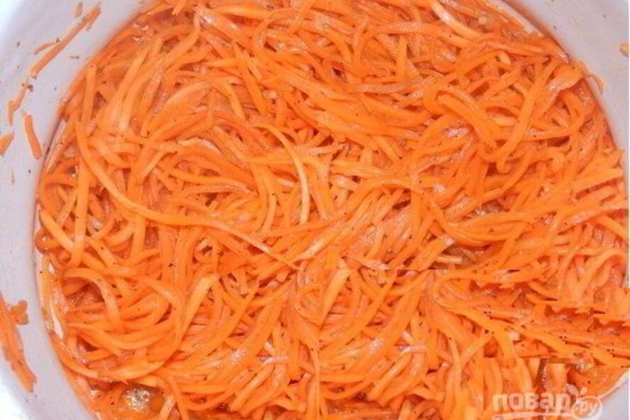 Рецепт вкусной корейской морковки