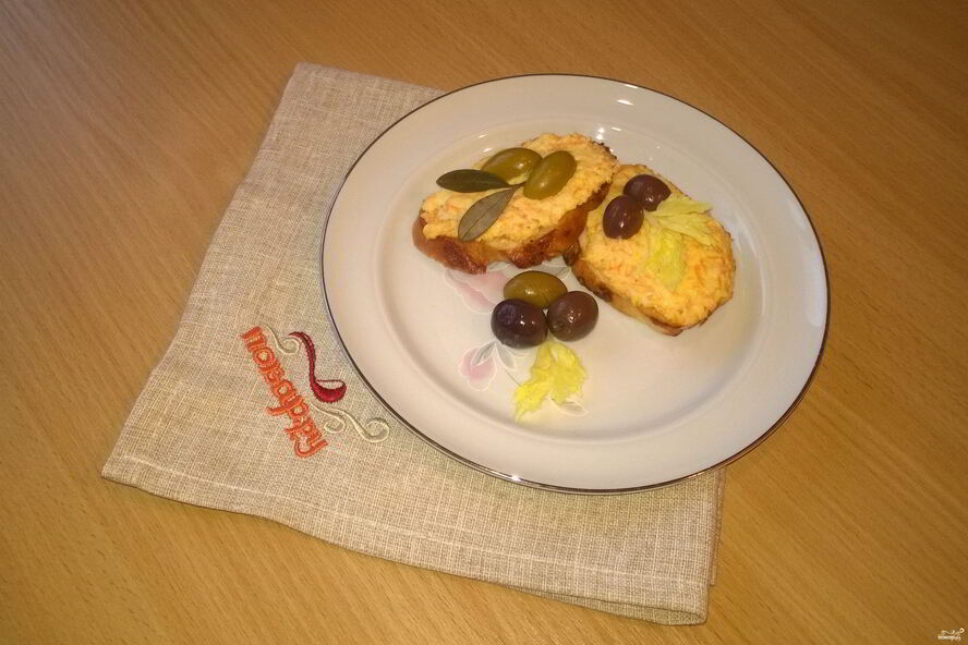 Рецепт морковна-сырной закуска