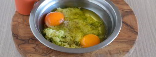 французский омлет с кабачками. Шаг 7