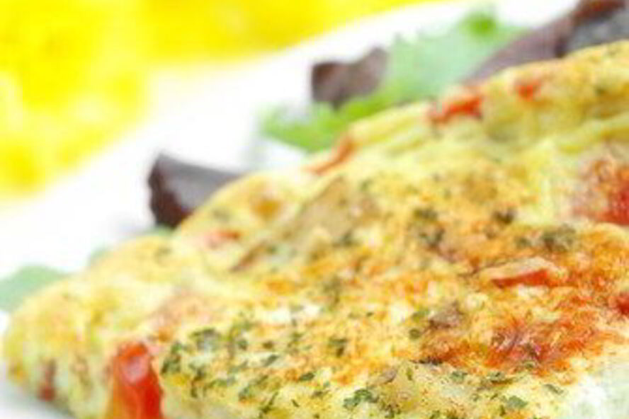 Рецепт фриттаты с цукини, базиликом и пармезаном