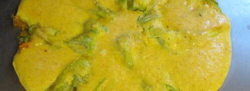 фриттата с цветками цукини. Шаг 6