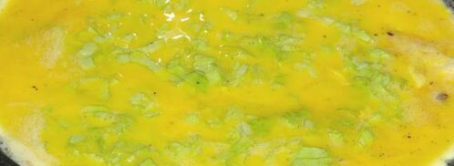 классический французский омлет. Шаг 7