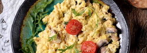 омлет на кефире на сковороде. Шаг 8