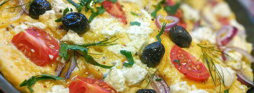 омлет по мотивам греческого салата. Шаг 8