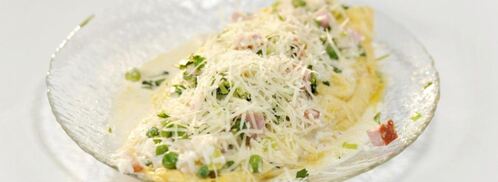 омлет с гавайской смесью. Шаг 5