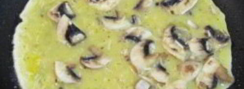 омлет с грибами и сыром. Шаг 5