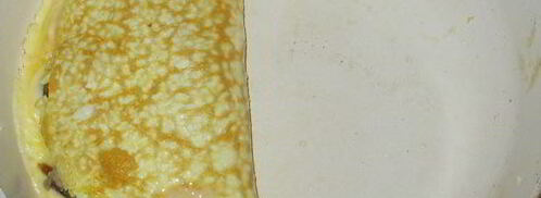 омлет с грибной начинкой. Шаг 6