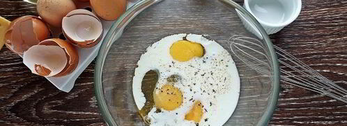 омлет с кабачком в духовке. Шаг 6