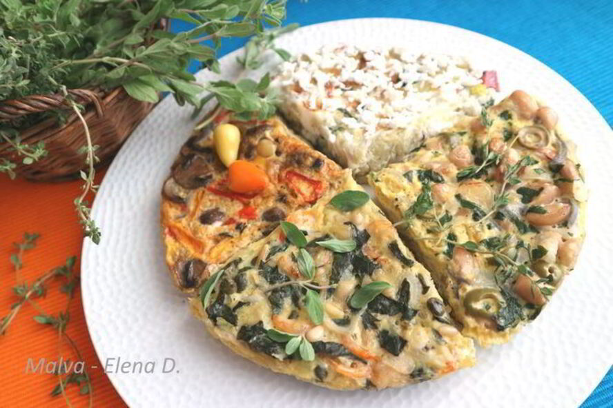 Рецепт омлета с овощами времена года