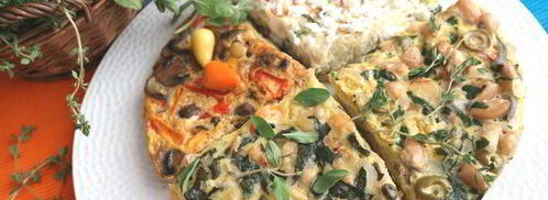 омлет с овощами времена года. Шаг 10