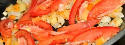 омлет с овощами. Шаг 5