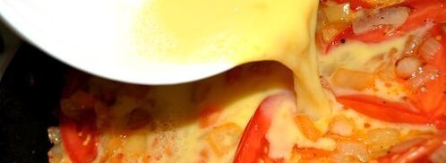 омлет с овощами. Шаг 6