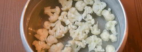 омлет с цветной капустой и кукурузой. Шаг 4