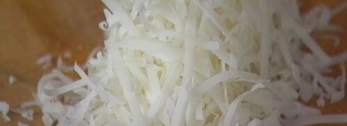 омлет с зеленым горошком, картофелем и сыром. Шаг 10