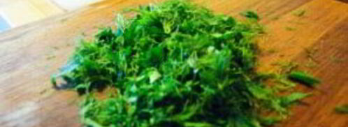 омлет с зеленью. Шаг 3