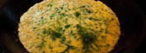 омлет с зеленью. Шаг 5