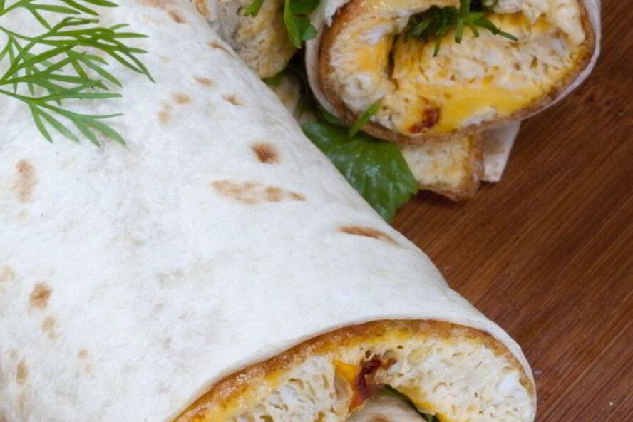 Рецепт омлета в лаваше