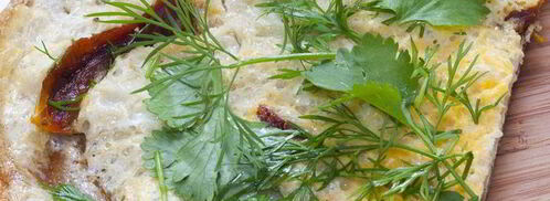 омлет в лаваше. Шаг 5