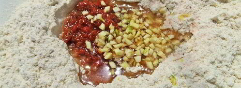 фасолевый паштет на томатных крекерах. Шаг 16