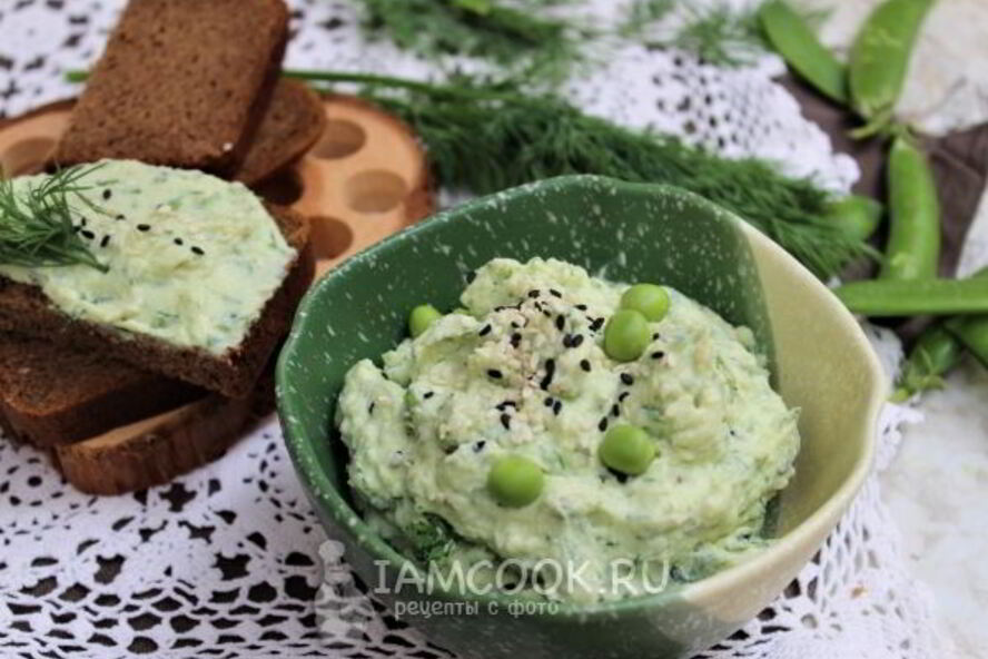 Рецепт паштета из авокадо и творога