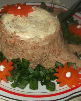 Паштет из говяжьей печени по-польски